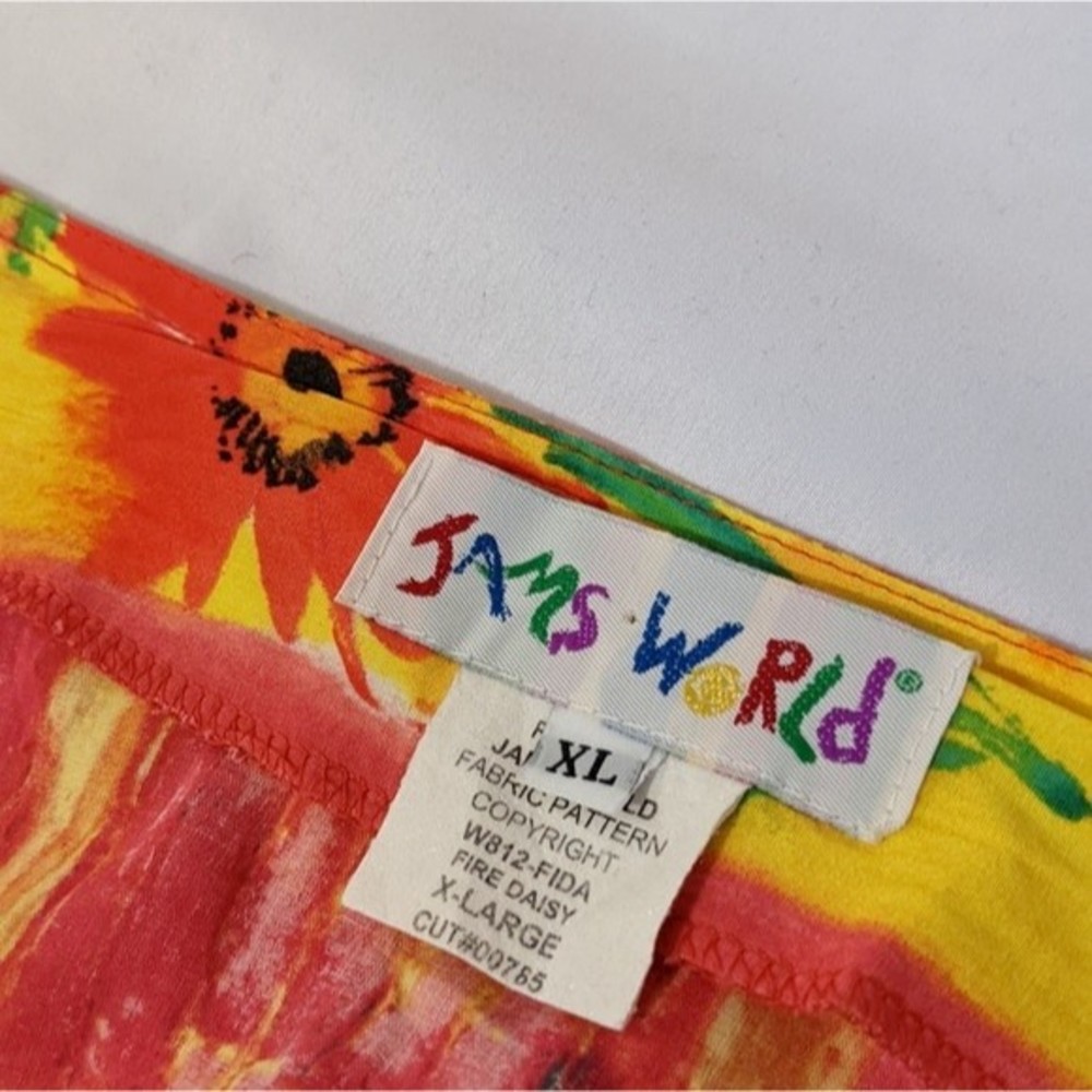 JAMS WORLD Tie Wrap Maxi Fida Fire Daisy Skirt - Picture 3 of 12